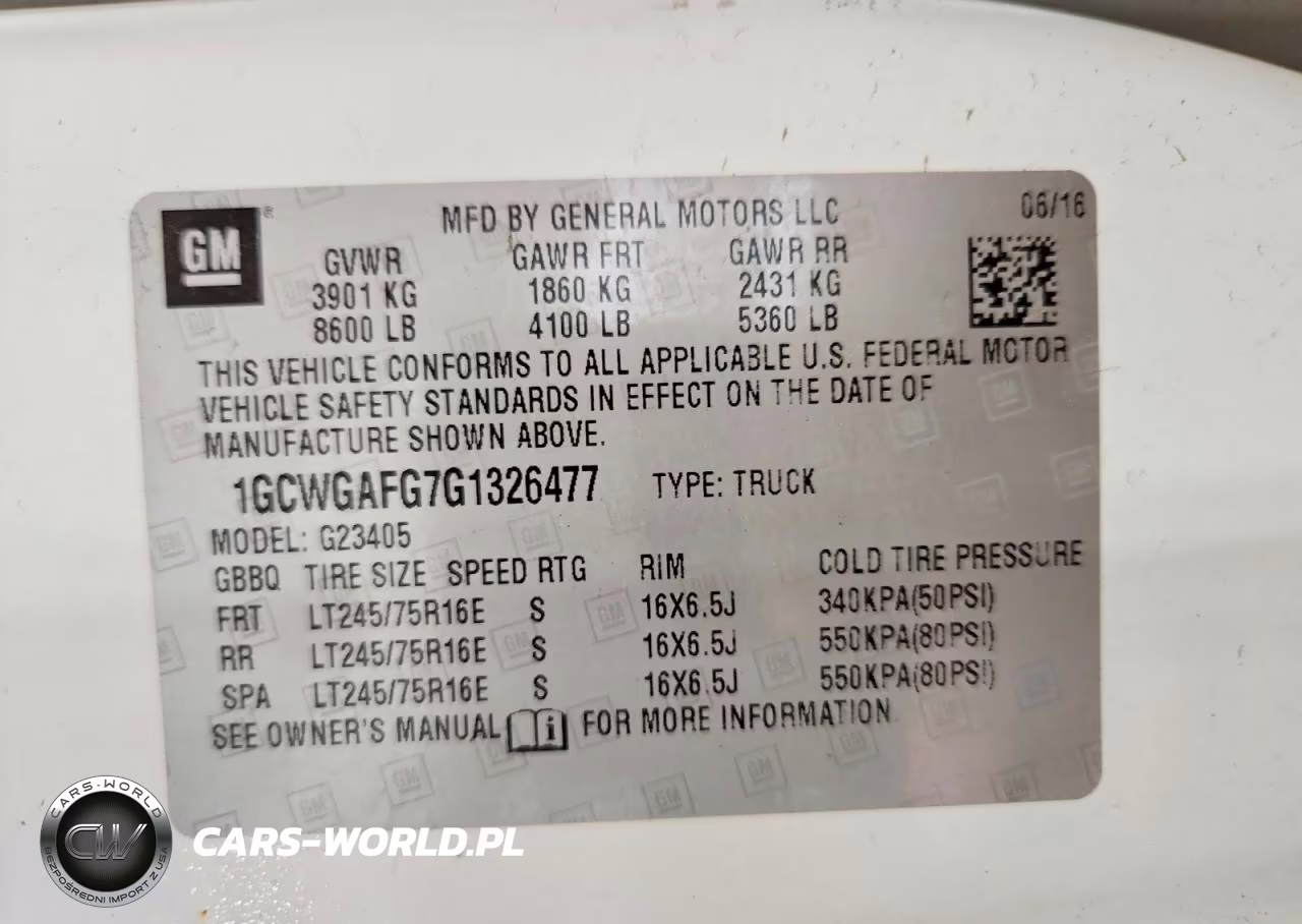 2016 Chevrolet 2500 Exp-C VIN:1GCWGAFG7G1326477 - 14