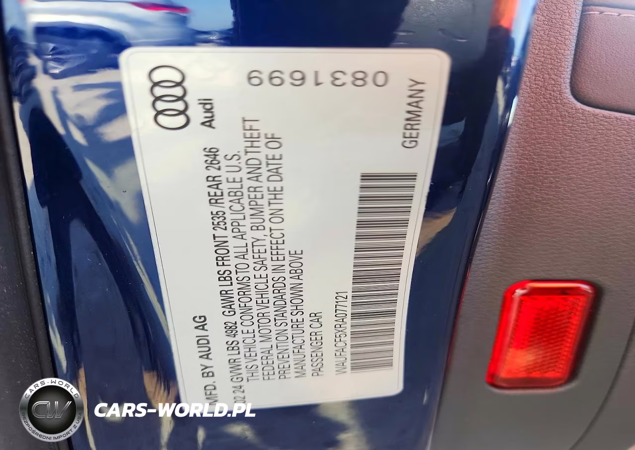 2024 Audi A5 Premium Plus 45 VIN:WAUFACF5XRA077121 - 12