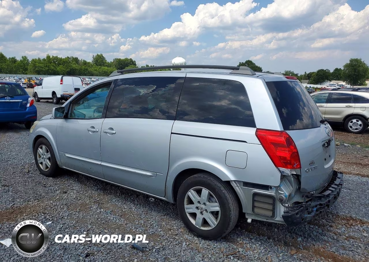 2004 Nissan Quest 3.5 S VIN:5N1BV28U54N367610 - 2