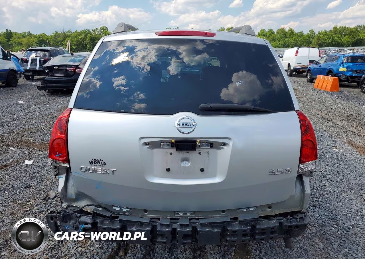 2004 Nissan Quest 3.5 S VIN:5N1BV28U54N367610 - 6