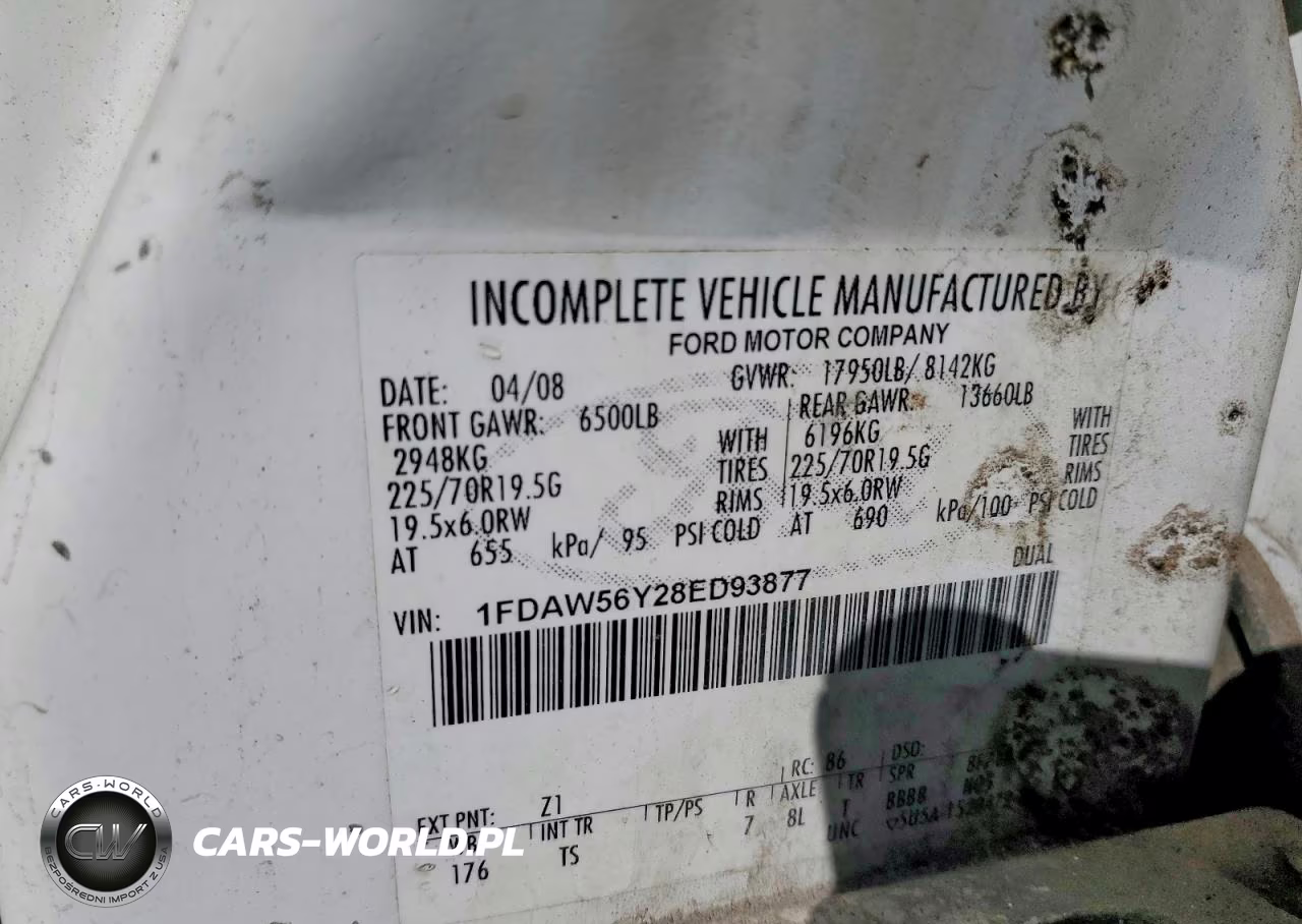 2008 Ford F550 Super Duty VIN:1FDAW56Y28ED93877 - 13