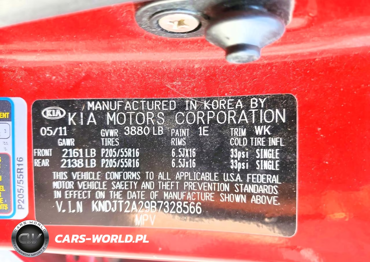 2011 Kia Soul + VIN:KNDJT2A29B7328566 - 13