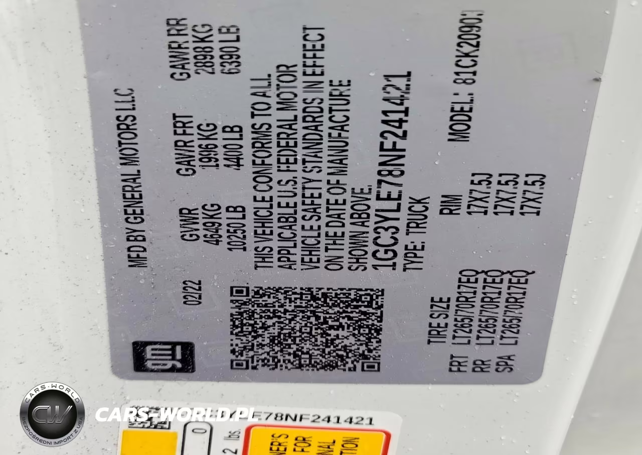 2022 Chevrolet Silverado K2500 Heavy Duty VIN:1GC3YLE78NF241421 - 12