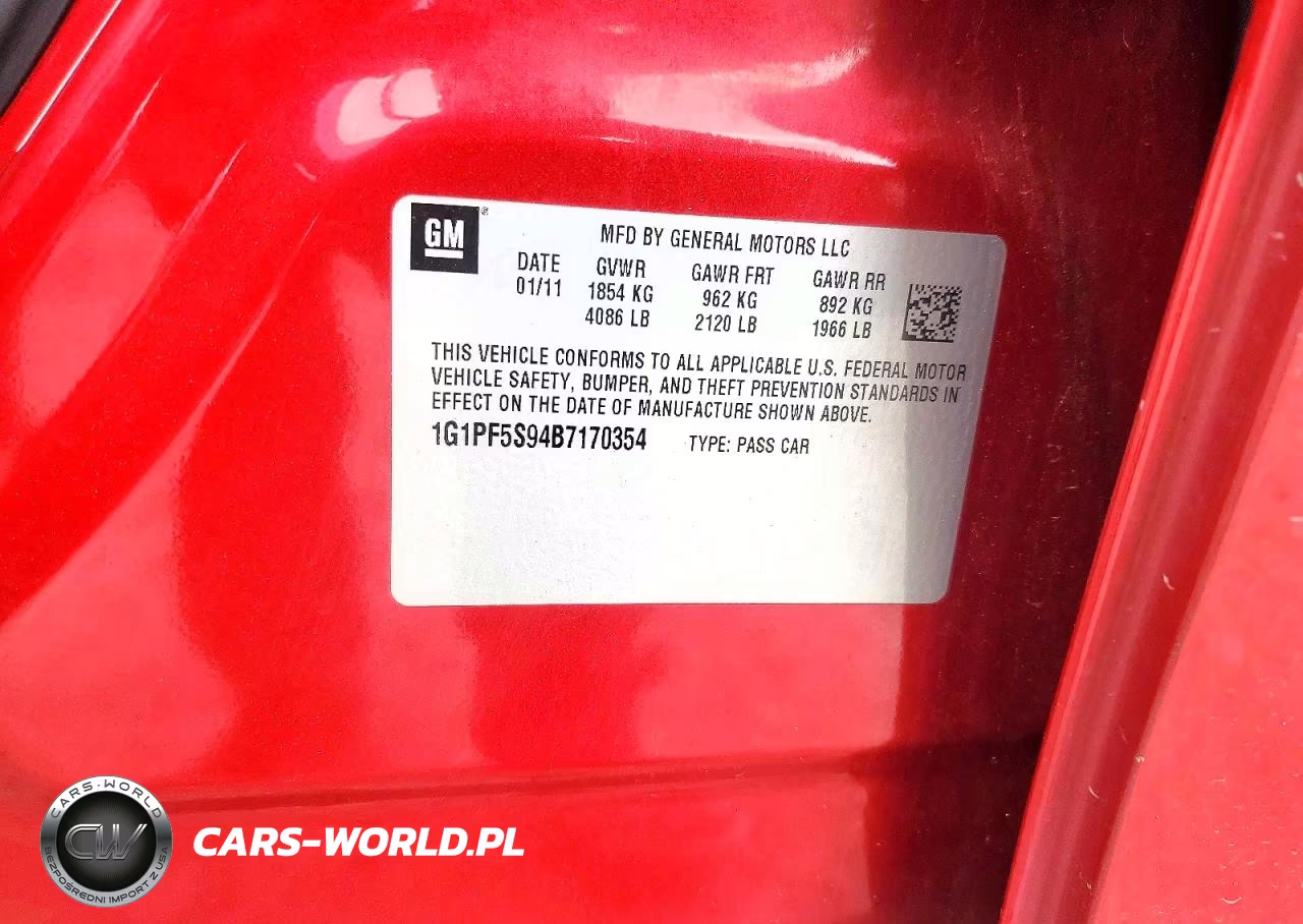 2011 Chevrolet Cruze Lt VIN:1G1PF5S94B7170354 - 13