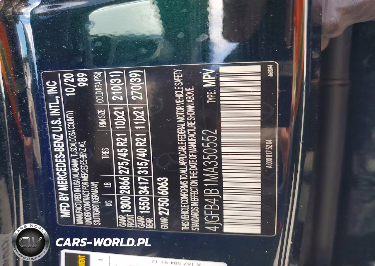2021 Mercedes-Benz Gle 350 VIN:4JGFB4JB1MA350552 - 13