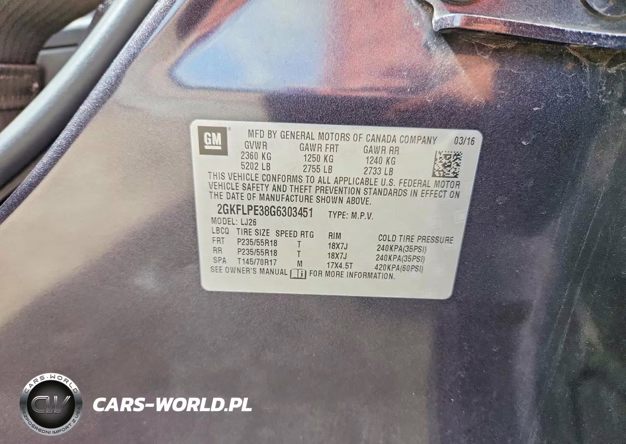 2016 GMC Terrain Slt VIN:2GKFLPE38G6303451 - 13