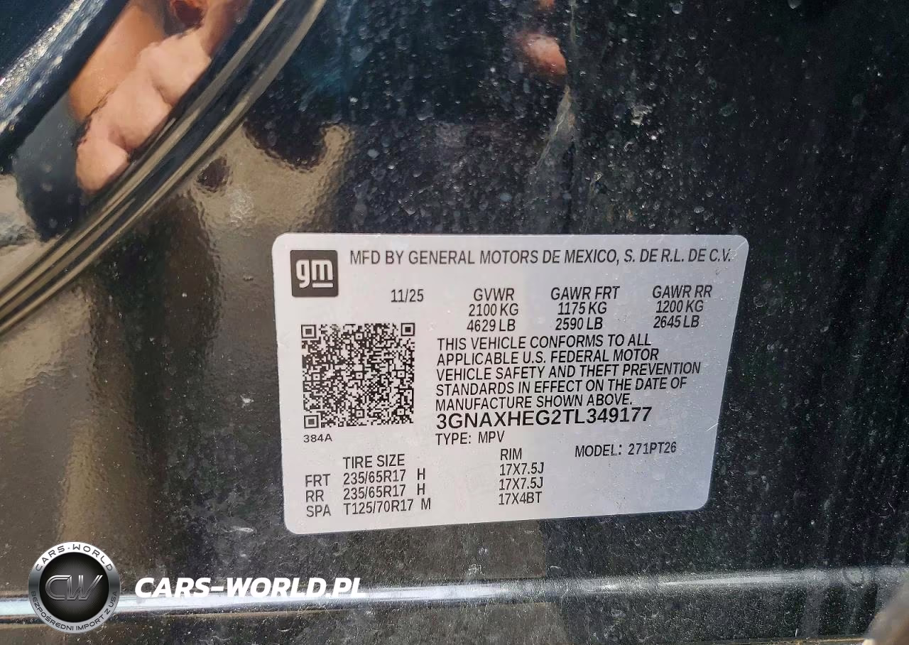 2026 Chevrolet Equinox Lt VIN:3GNAXHEG2TL349177 - 13