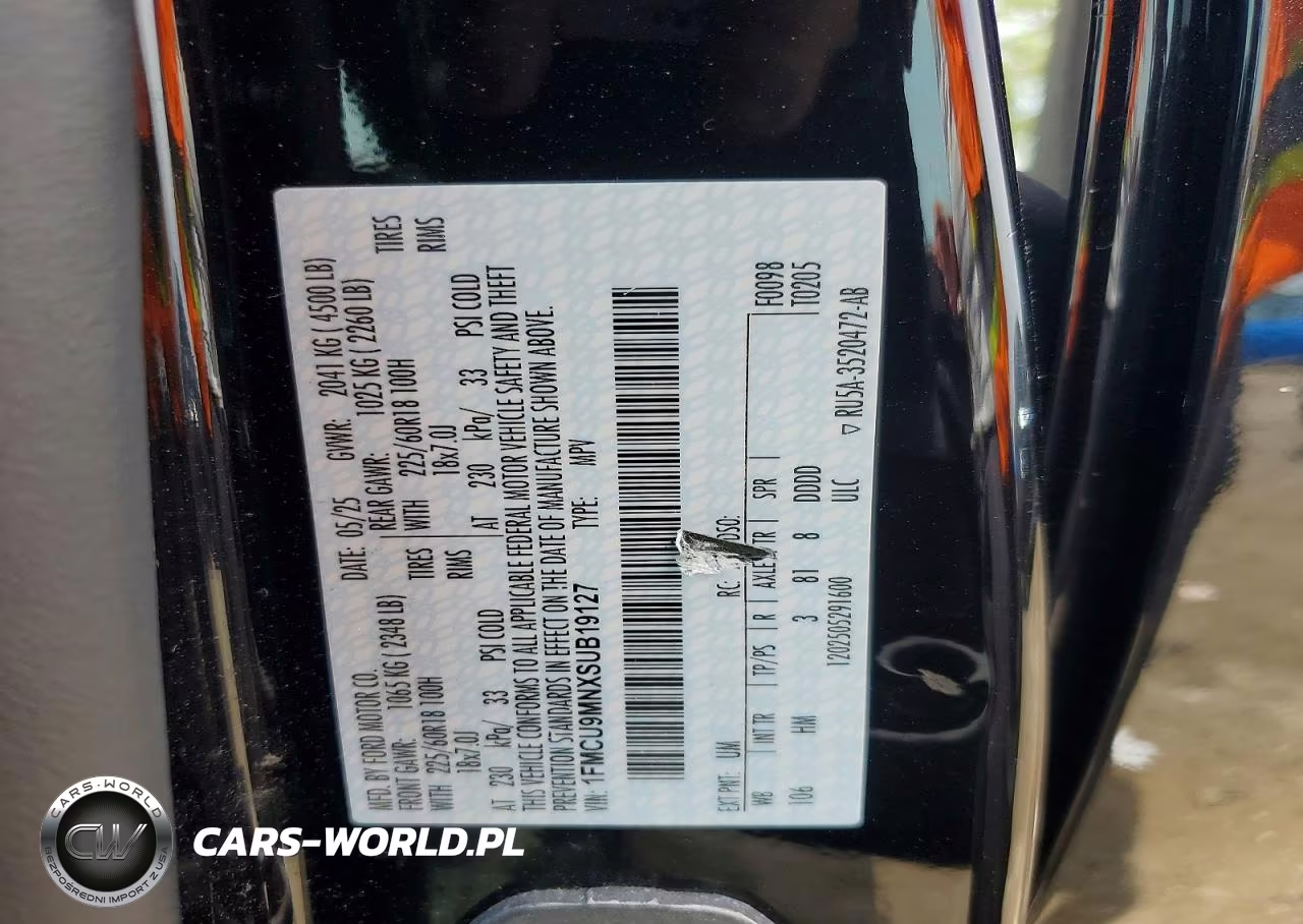 2025 Ford Escape St Line VIN:1FMCU9MNXSUB19127 - 13