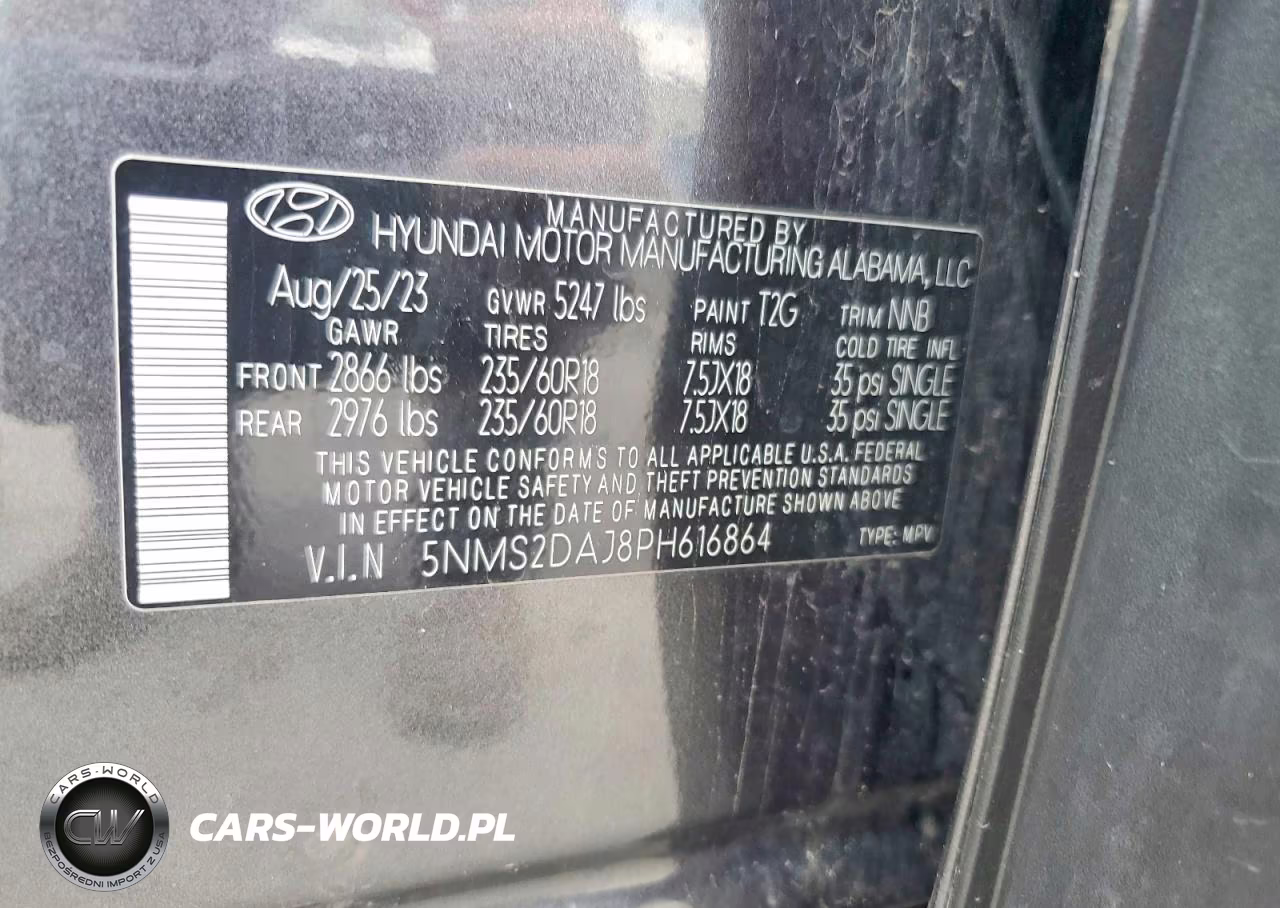 2023 Hyundai Santa Fe Sel VIN:5NMS2DAJ8PH616864 - 14