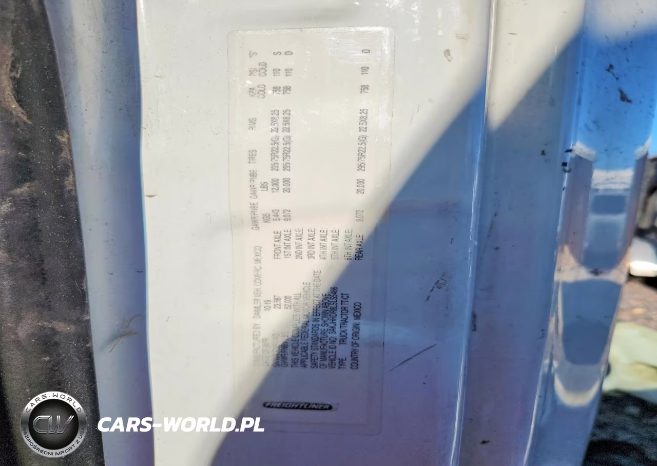 2020 Freightliner Cascadia 126 VIN:3AKJHHDR8LSLS5466 - 12