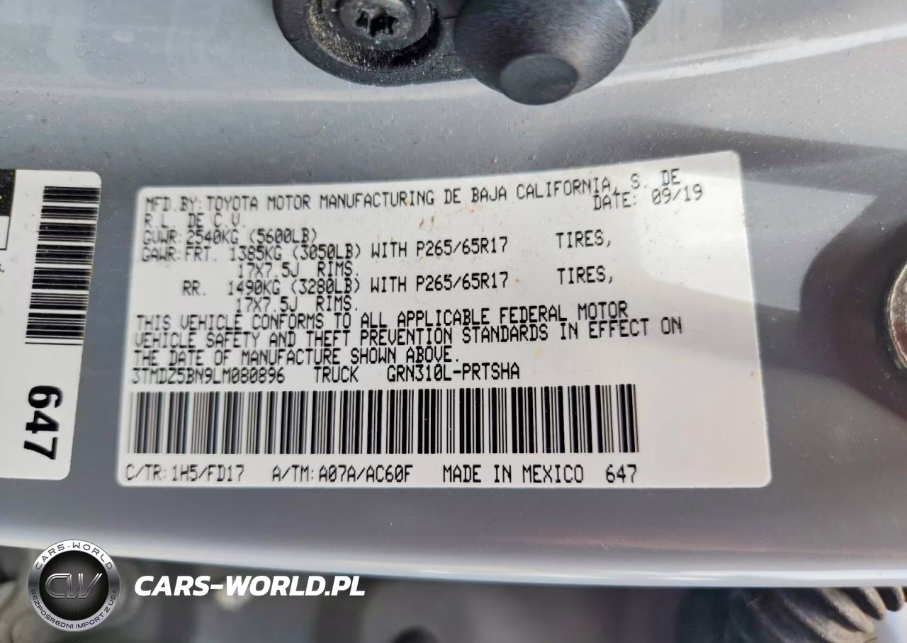 2020 Toyota Tacoma Trd Sport VIN:3TMDZ5BN9LM080896 - 12