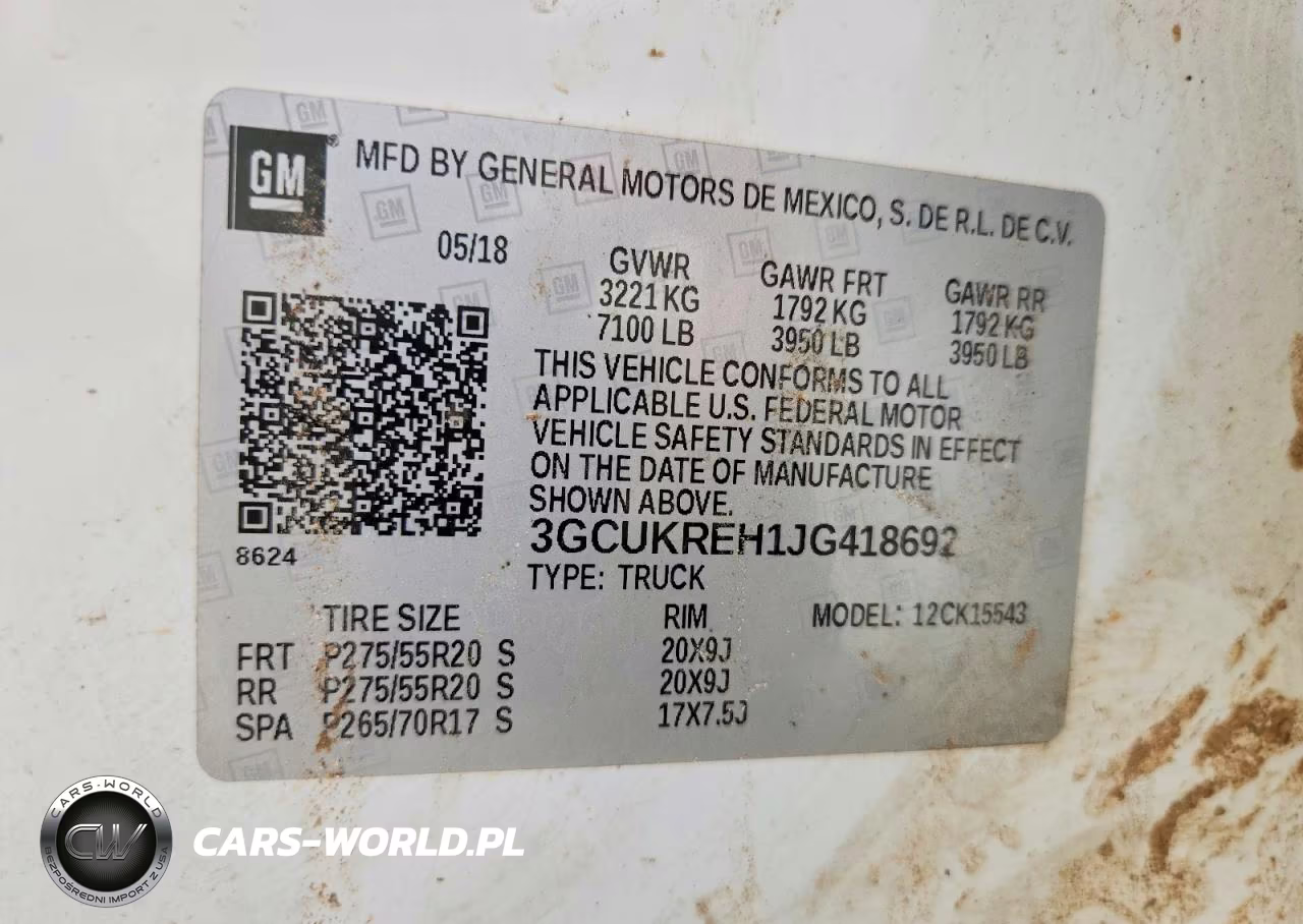 2018 Chevrolet Silverado K1500 Lt VIN:3GCUKREH1JG418692 - 13