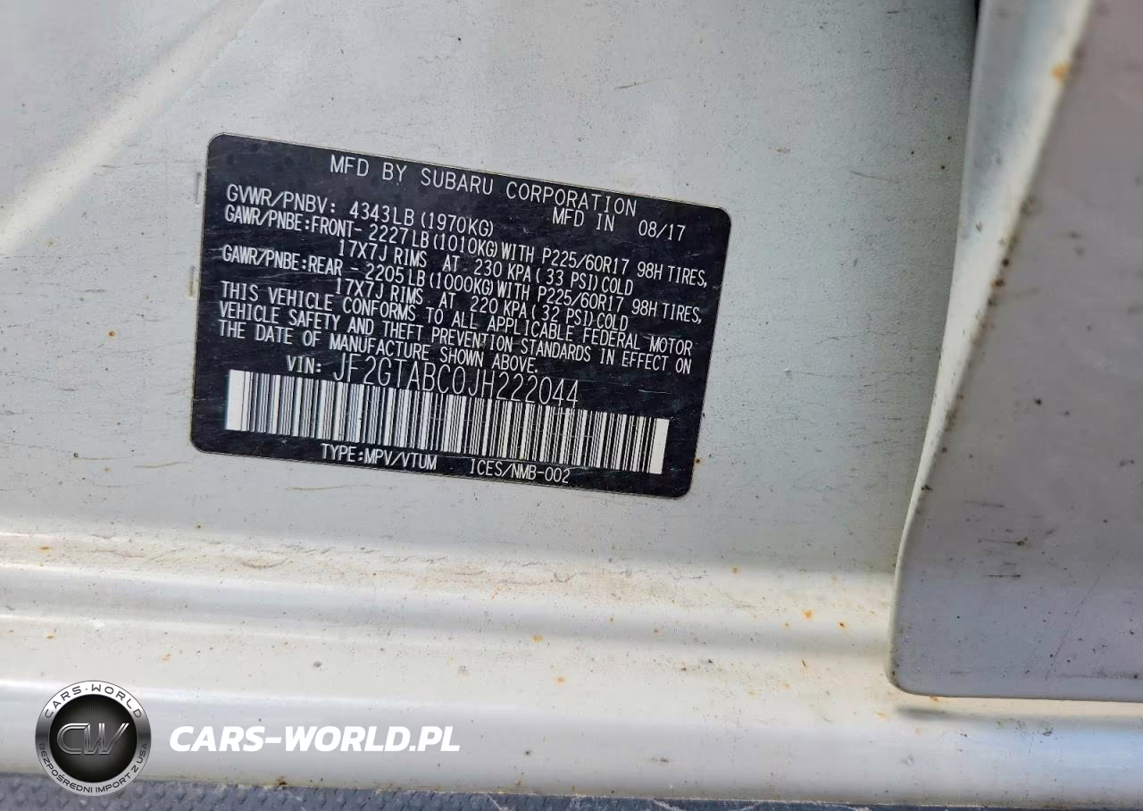 2018 Subaru Crosstrek Premium VIN:JF2GTABC0JH222044 - 13