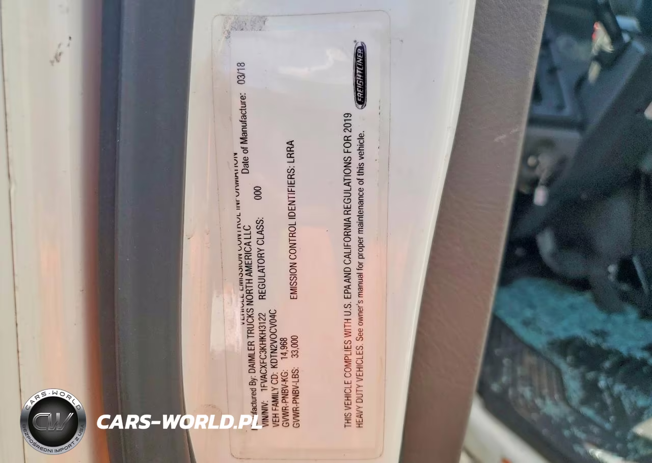 2019 Freightliner Business Class M2 Box Truck VIN:1FVACXFC3KHKH3122 - 14