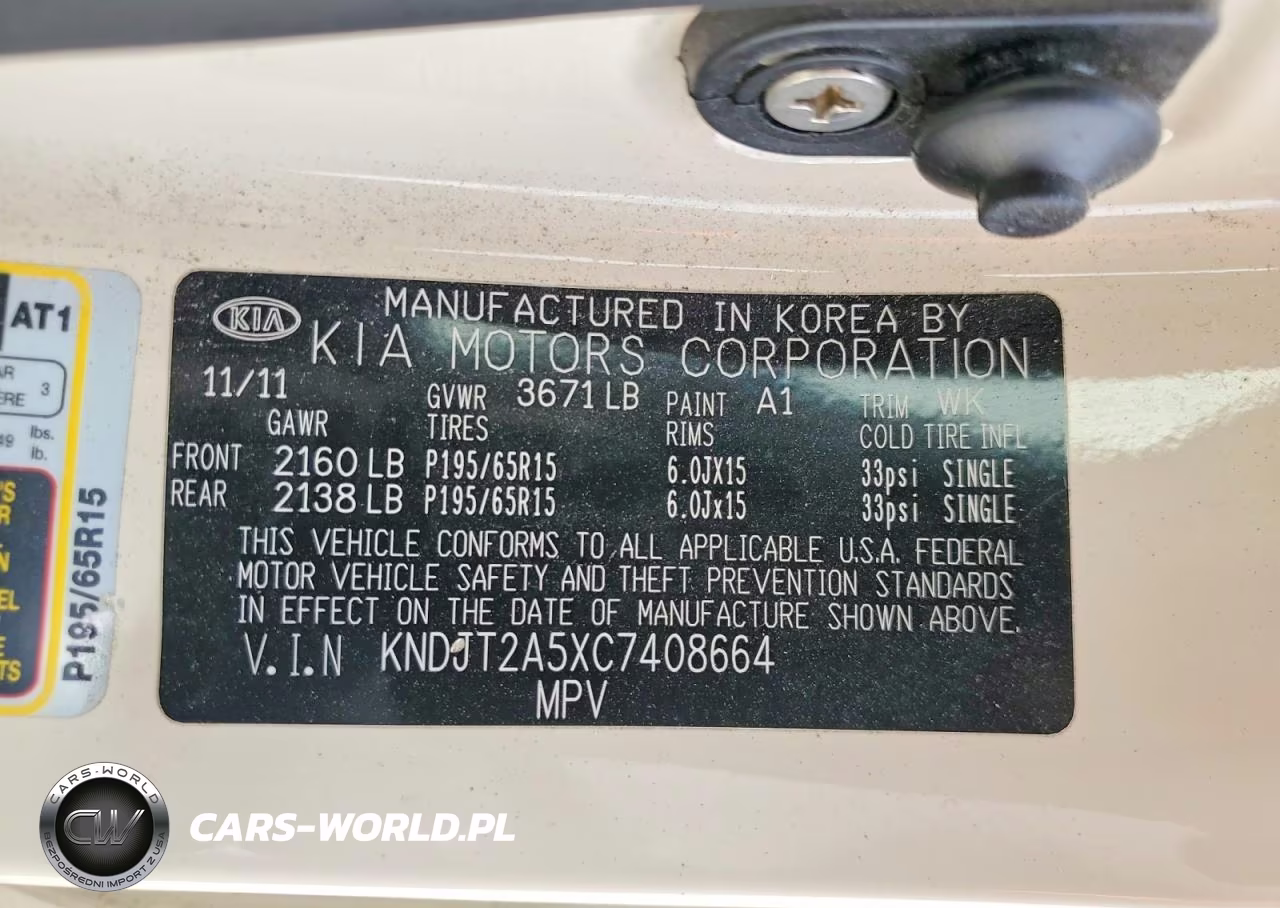 2012 Kia Soul Base VIN:KNDJT2A5XC7408664 - 13