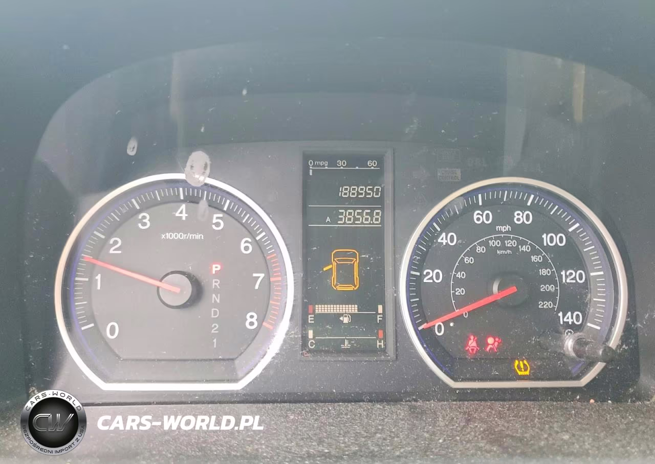 2008 Honda Cr-V Lx VIN:5J6RE48358L050928 - 9