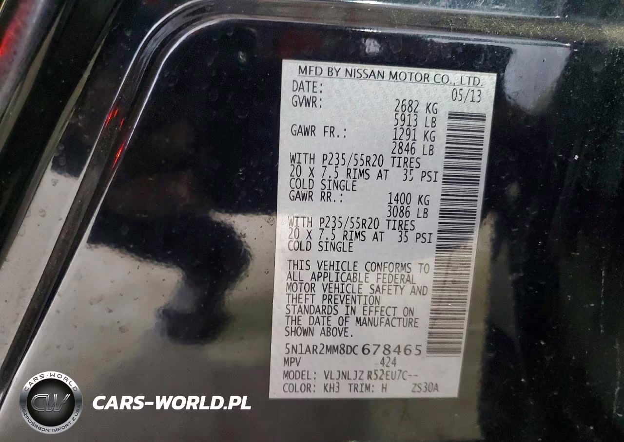 2013 Nissan Pathfinder S VIN:5N1AR2MM8DC678465 - 13