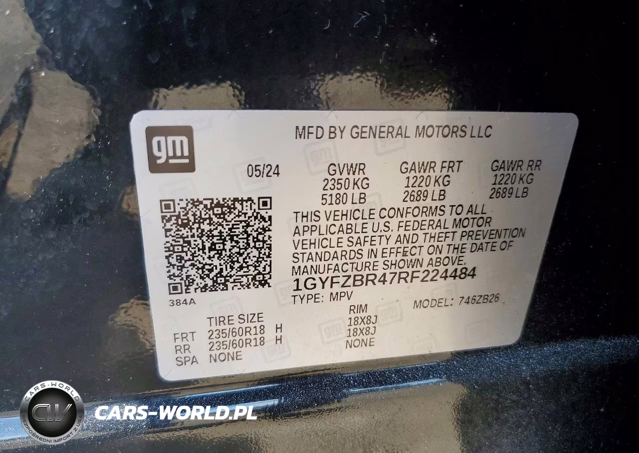 2024 Cadillac Xt4 Luxury VIN:1GYFZBR47RF224484 - 13