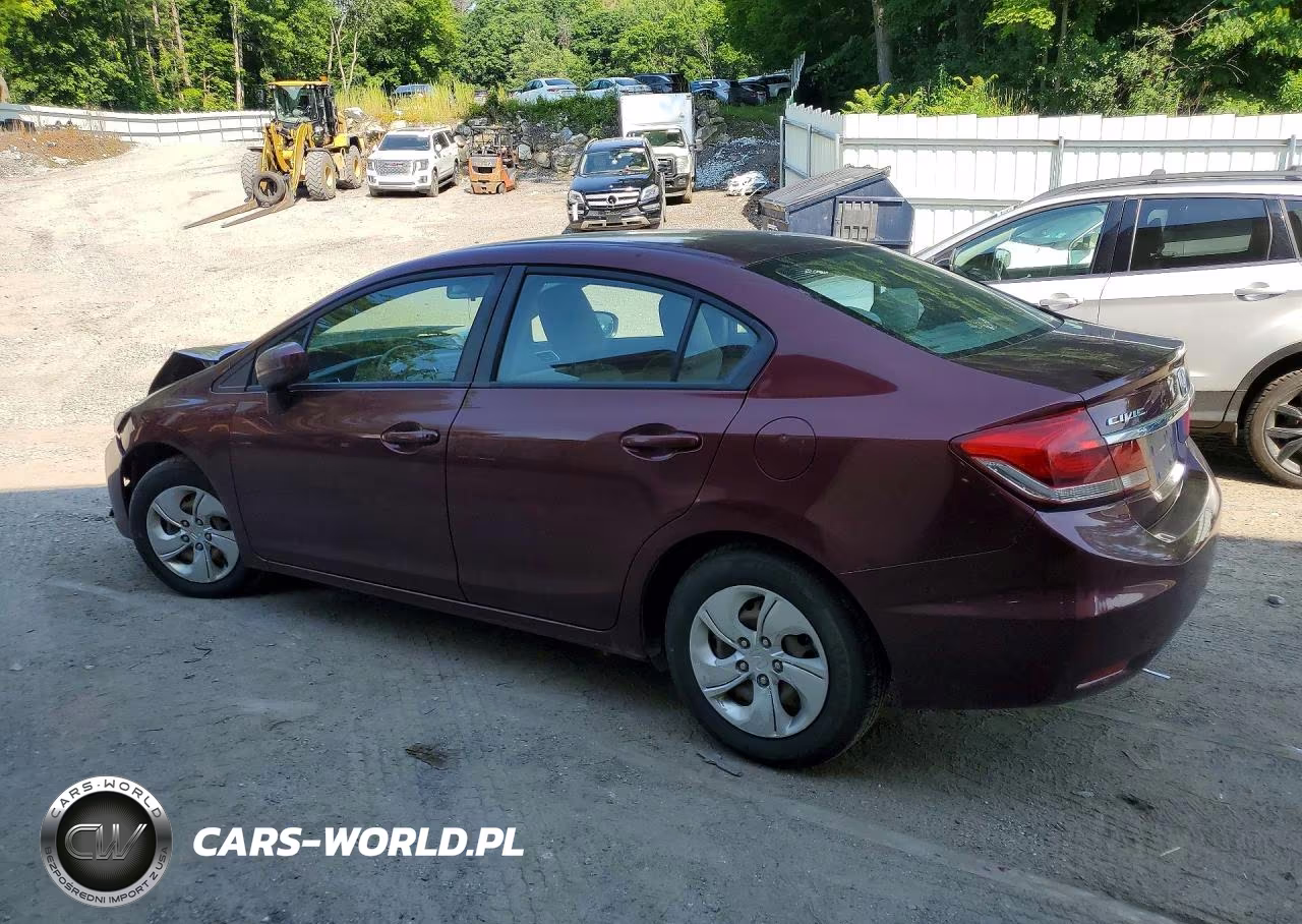2014 Honda Civic Lx VIN:2HGFB2F55EH519469 - 2