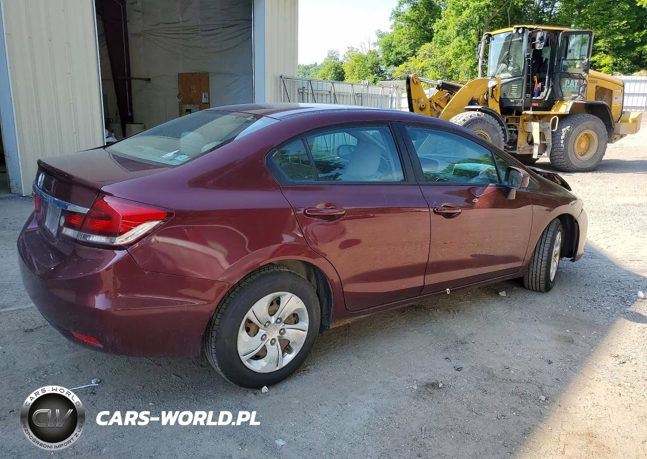 2014 Honda Civic Lx VIN:2HGFB2F55EH519469 - 3