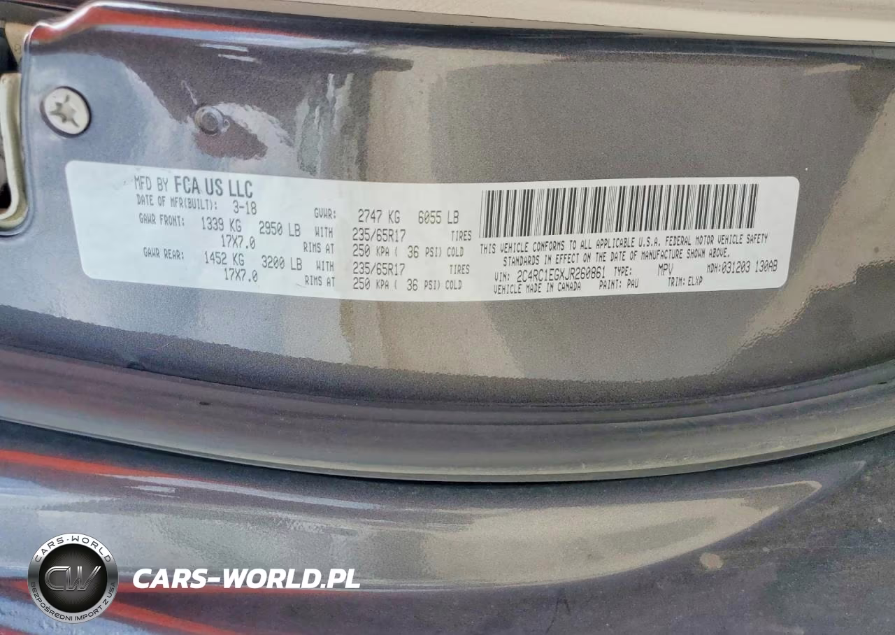 2018 Chrysler Pacifica Touring L Plus VIN:2C4RC1EGXJR260861 - 13
