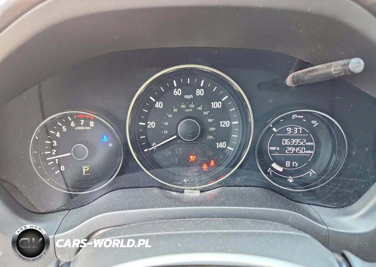 2017 Honda Hr-V Lx VIN:3CZRU6H32HM721615 - 9