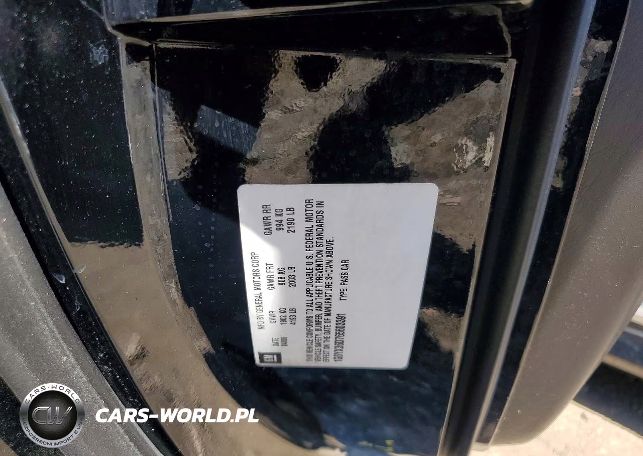 2006 Cadillac Xlr-V VIN:1G6YX36D765603391 - 12