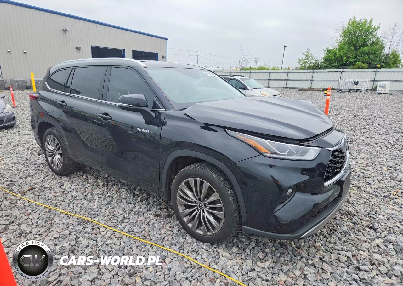 2021 Toyota Highlander Hybrid Platinum VIN:5TDFARAH0MS010501 - 4