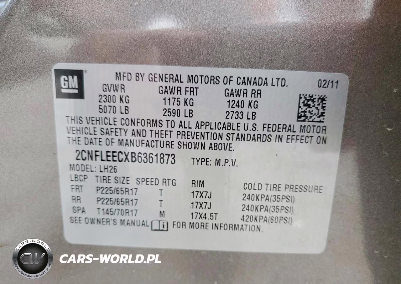 2011 Chevrolet Equinox Lt VIN:2CNFLEECXB6361873 - 13