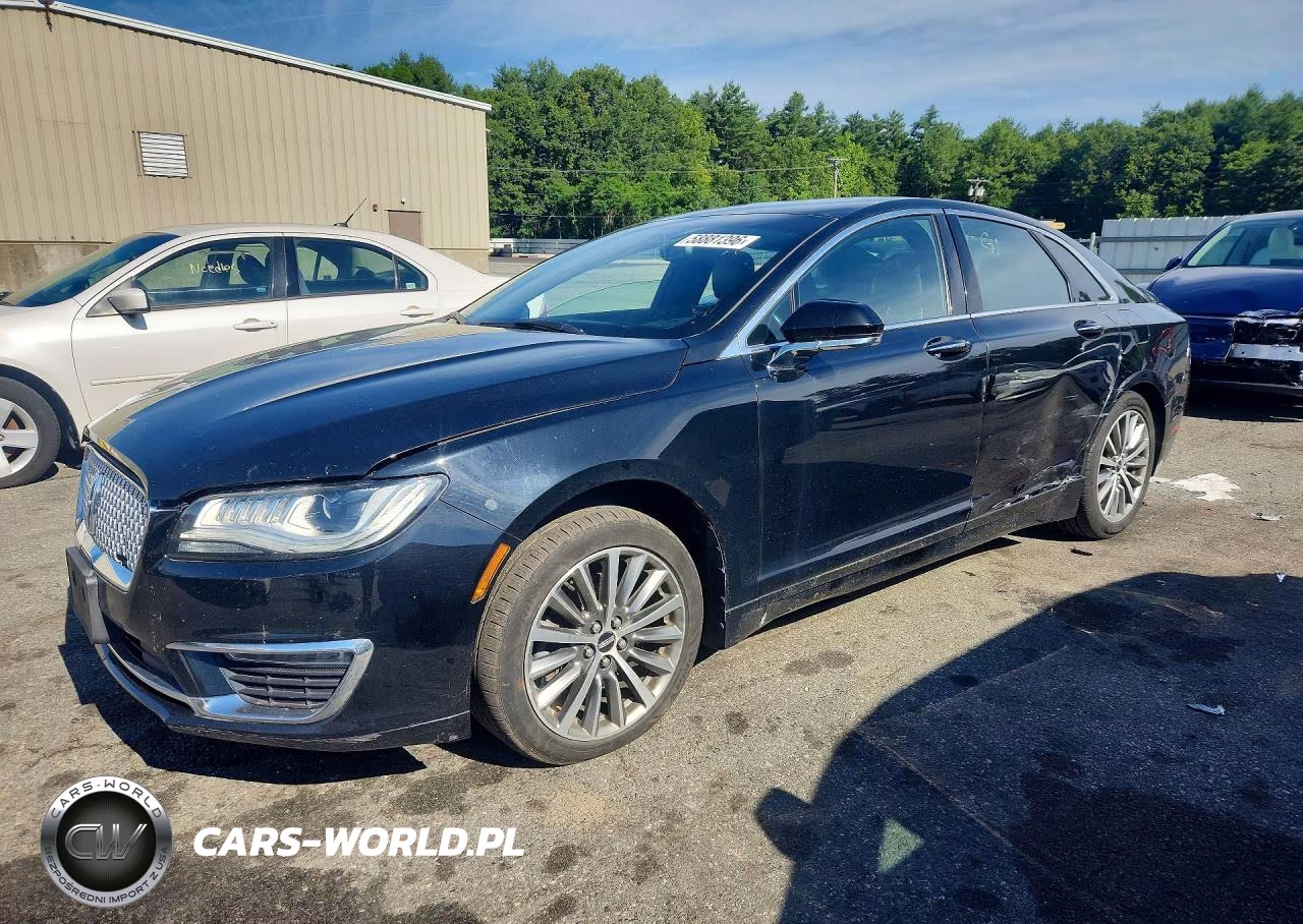 2017 Lincoln Mkz Select VIN:3LN6L5C97HR631280 - 1