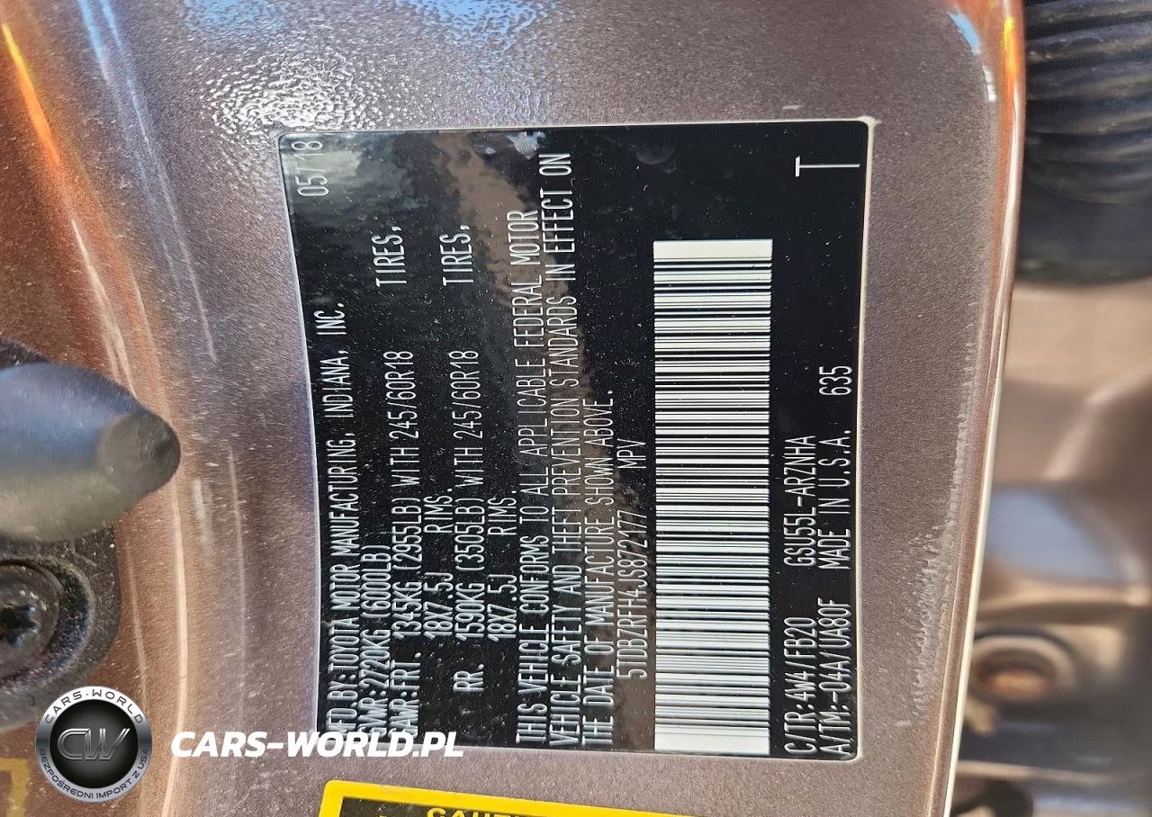 2018 Toyota Highlander VIN:5TDBZRFH4JS872177 - 13