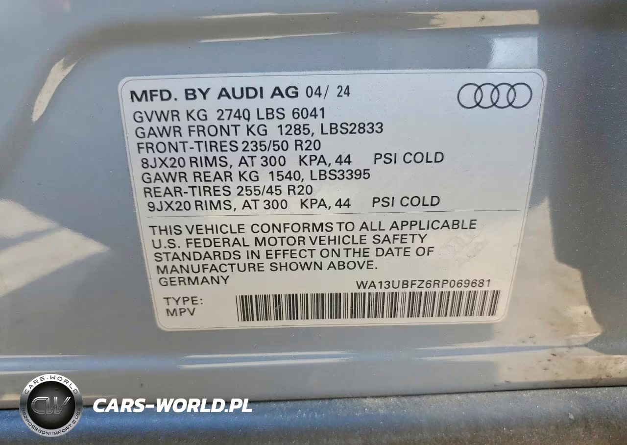2024 Audi Q4 E-Tron Sportback Premium Plus VIN:WA13UBFZ6RP069681 - 12
