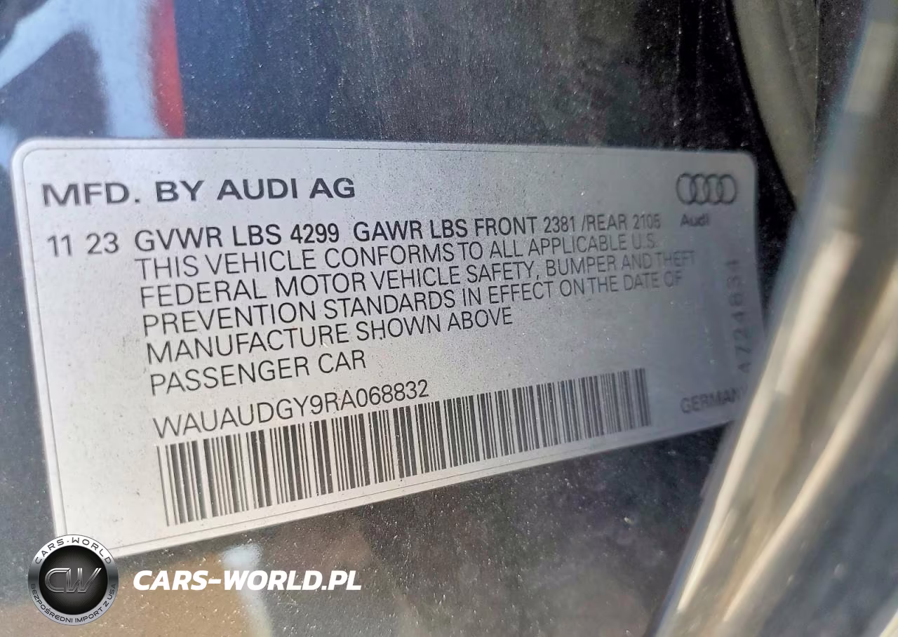 2024 Audi A3 Premium VIN:WAUAUDGY9RA068832 - 12