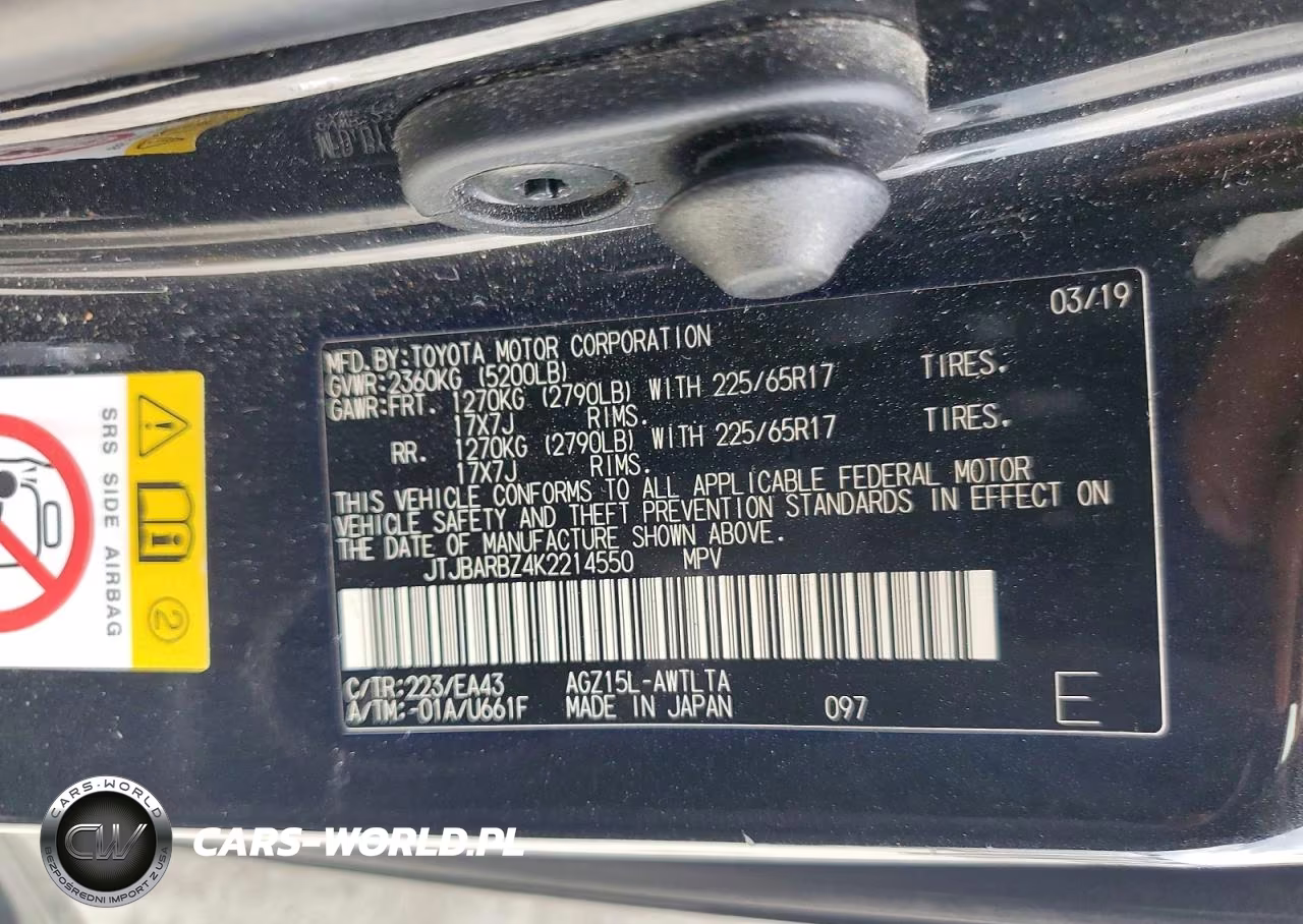 2019 Lexus Nx 300 Base VIN:JTJBARBZ4K2214550 - 13