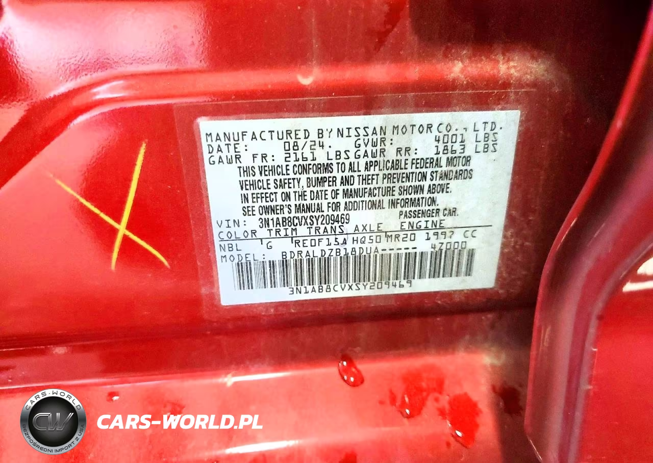 2025 Nissan Sentra Sv VIN:3N1AB8CVXSY209469 - 12