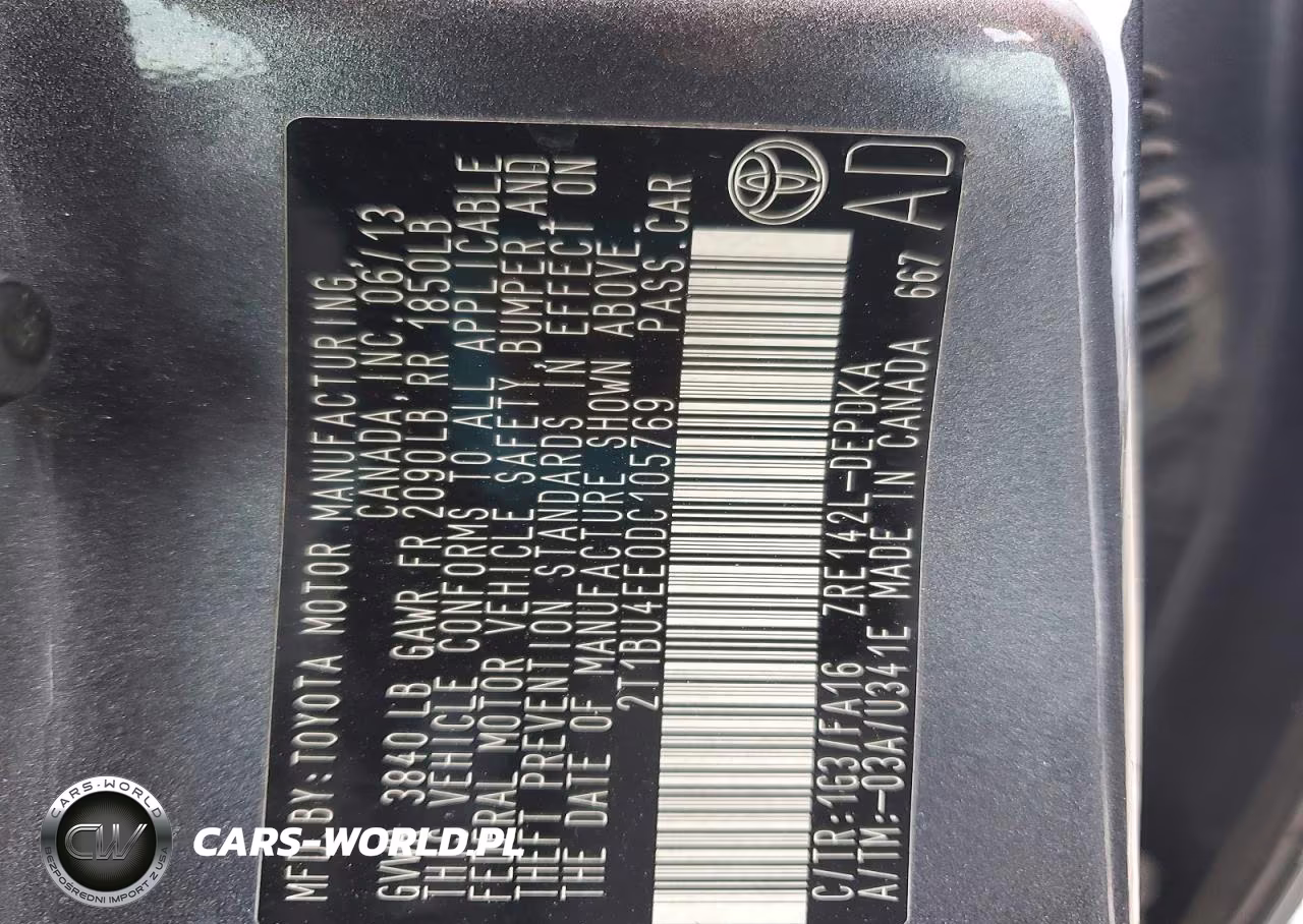 2013 Toyota Corolla L VIN:2T1BU4EE0DC105769 - 13