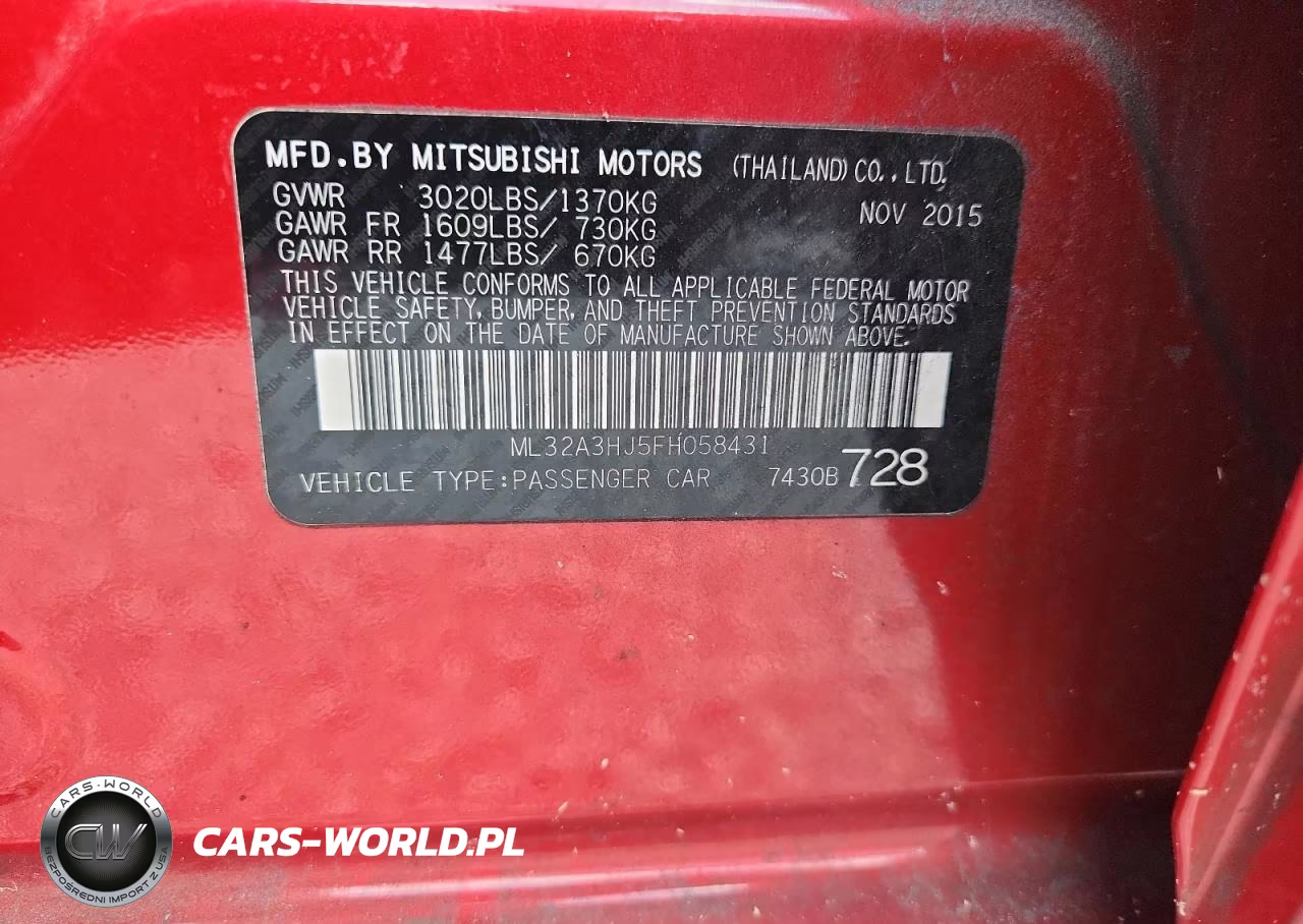 2015 Mitsubishi Mirage De VIN:ML32A3HJ5FH058431 - 12