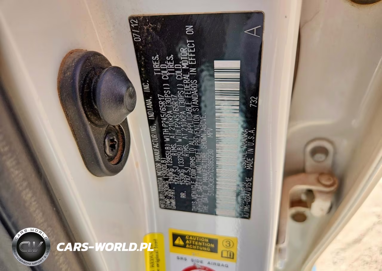 2012 Toyota Highlander Se VIN:5TDZK3EH7CS085230 - 13