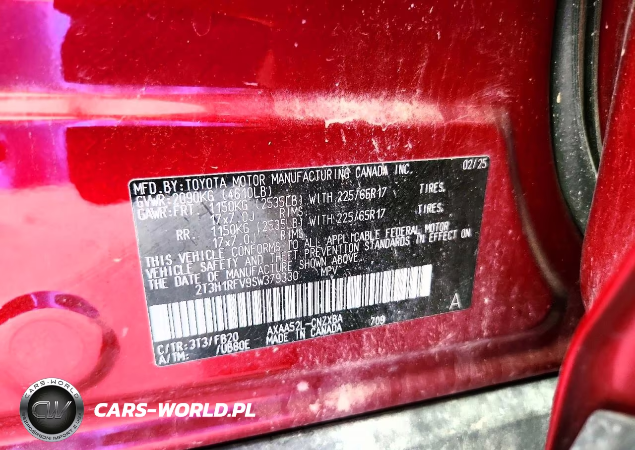 2025 Toyota Rav4 Le VIN:2T3H1RFV9SW379330 - 14