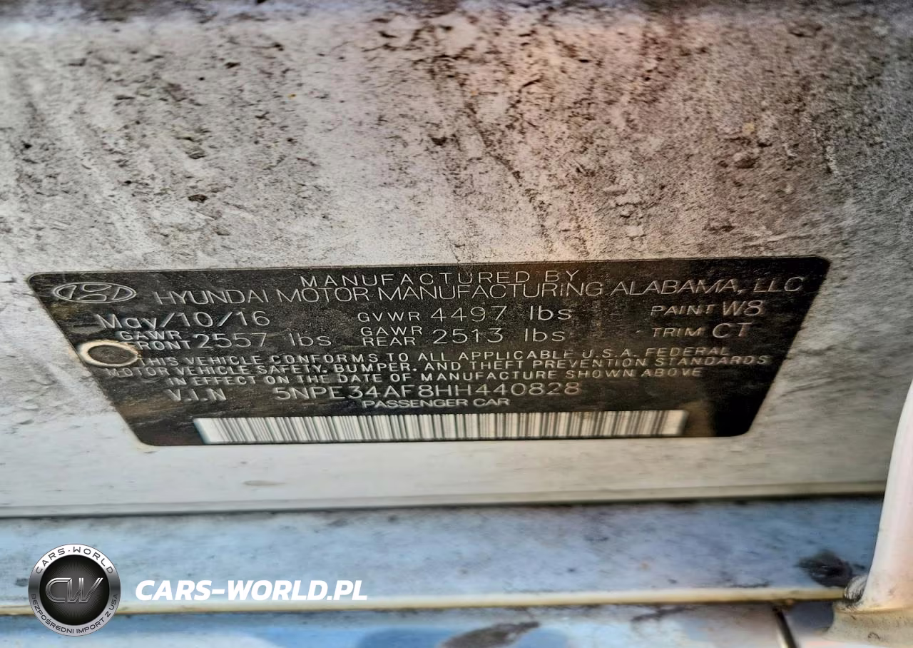 2017 Hyundai Sonata Sport VIN:5NPE34AF8HH440828 - 12