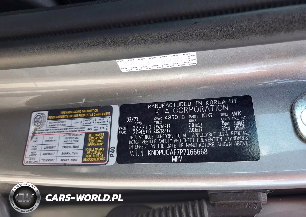 2023 Kia Sportage Lx VIN:KNDPUCAF7P7166668 - 13
