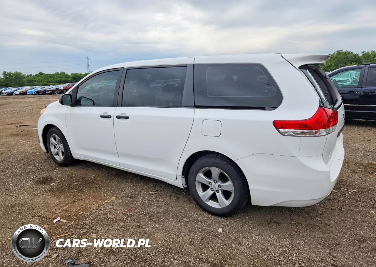 2012 Toyota Sienna Base 7-Passenger VIN:5TDZK3DC9CS259126 - 2