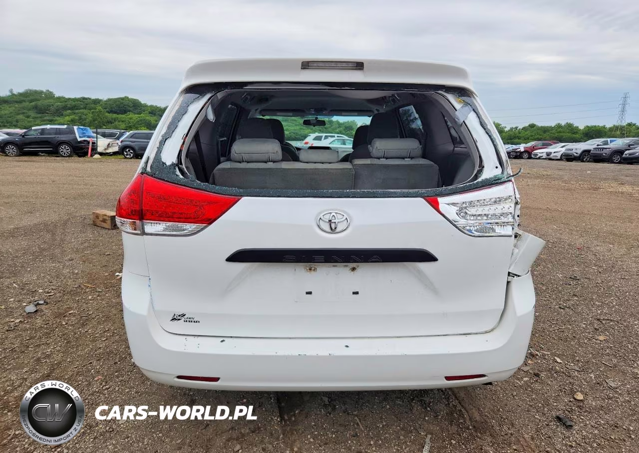 2012 Toyota Sienna Base 7-Passenger VIN:5TDZK3DC9CS259126 - 6
