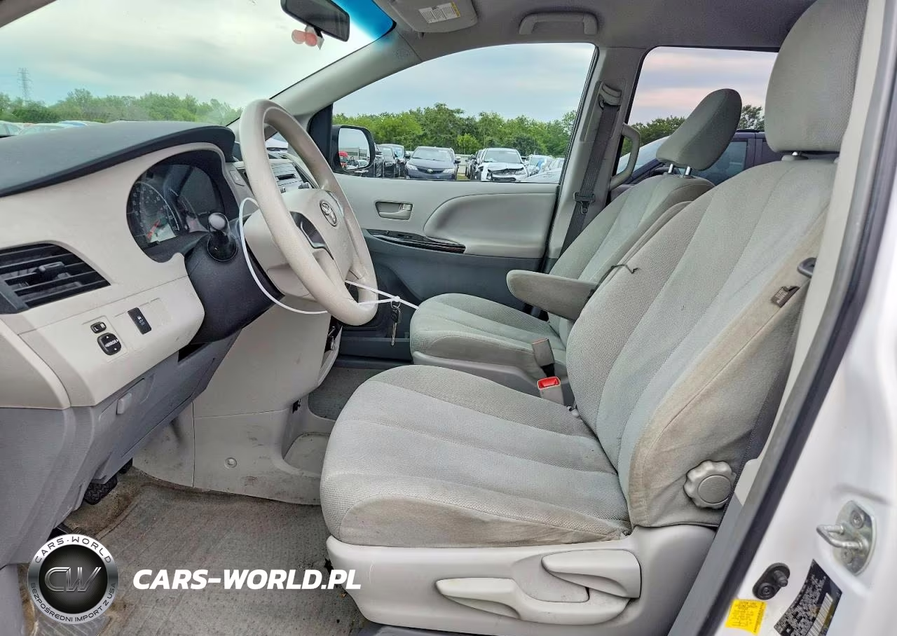 2012 Toyota Sienna Base 7-Passenger VIN:5TDZK3DC9CS259126 - 7