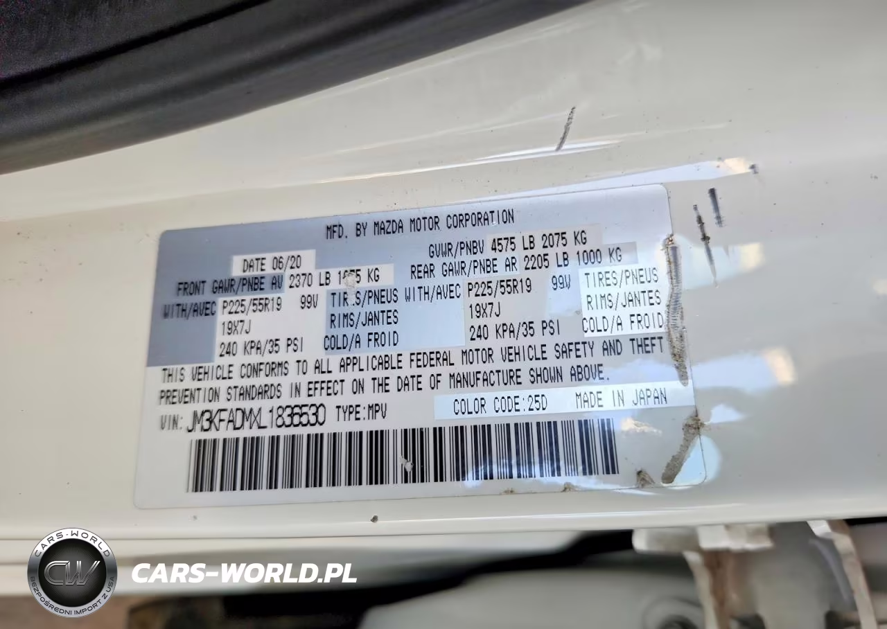 2020 Mazda Cx-5 Grand Touring VIN:JM3KFADMXL1836530 - 14