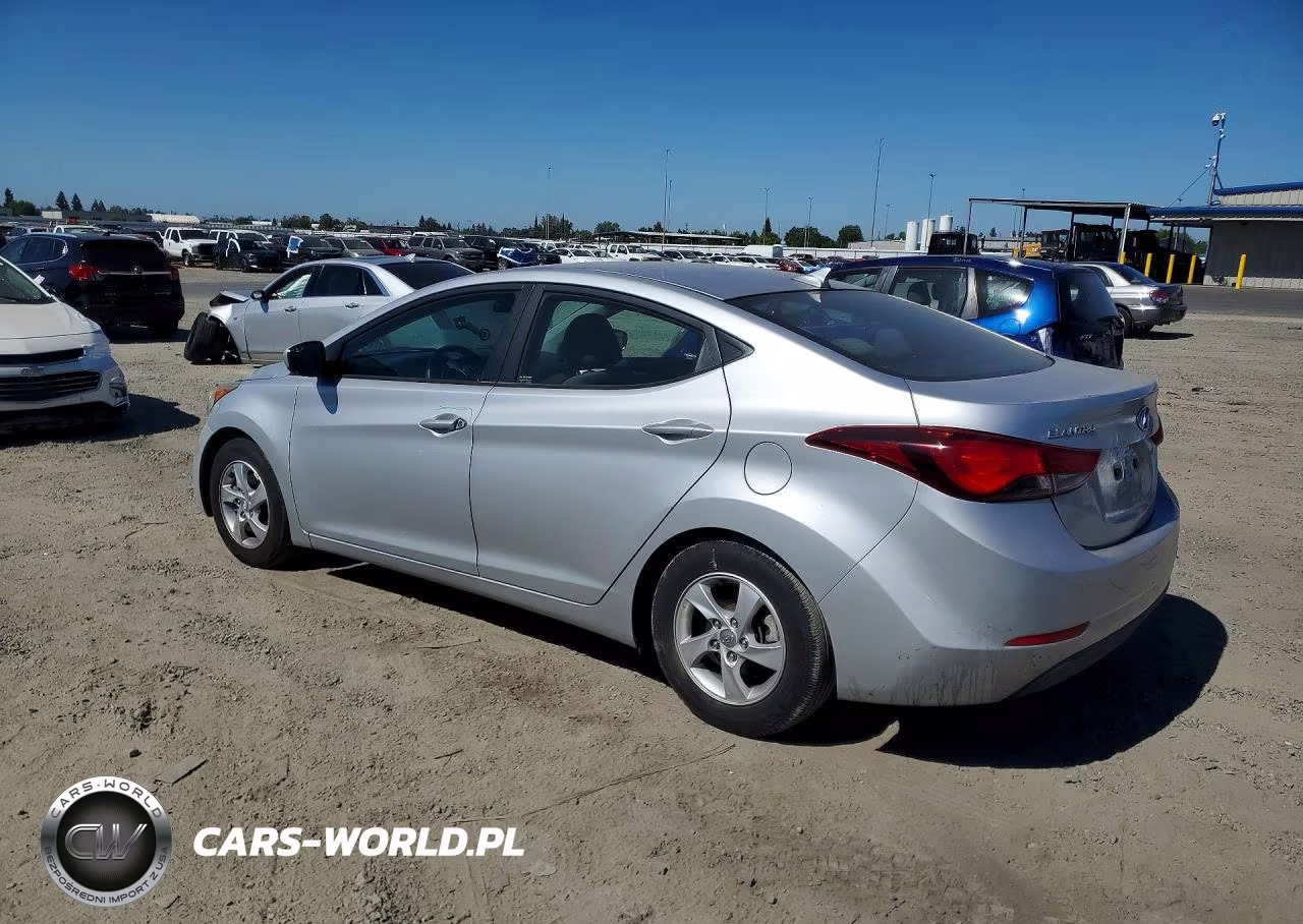 2014 Hyundai Elantra Se VIN:5NPDH4AE6EH495486 - 2