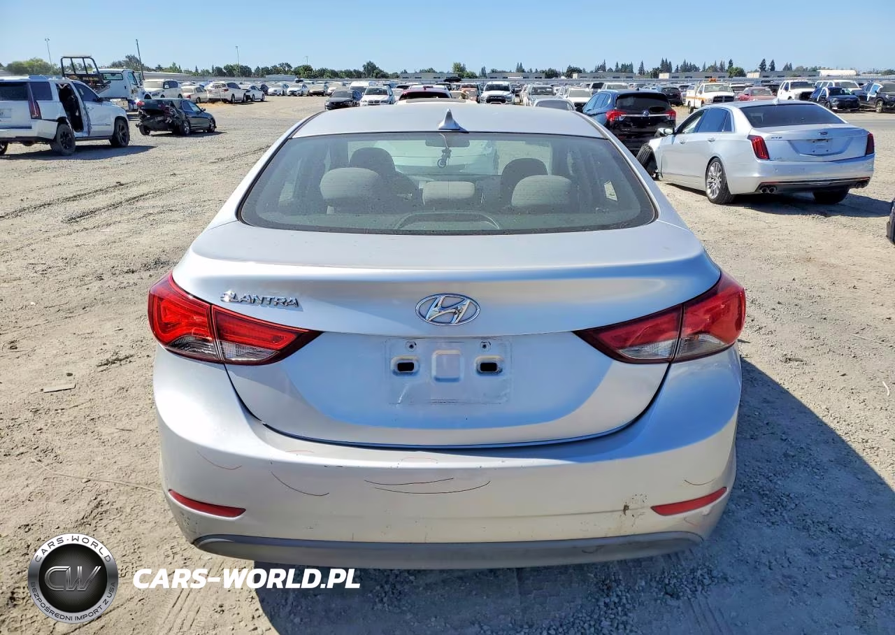2014 Hyundai Elantra Se VIN:5NPDH4AE6EH495486 - 6