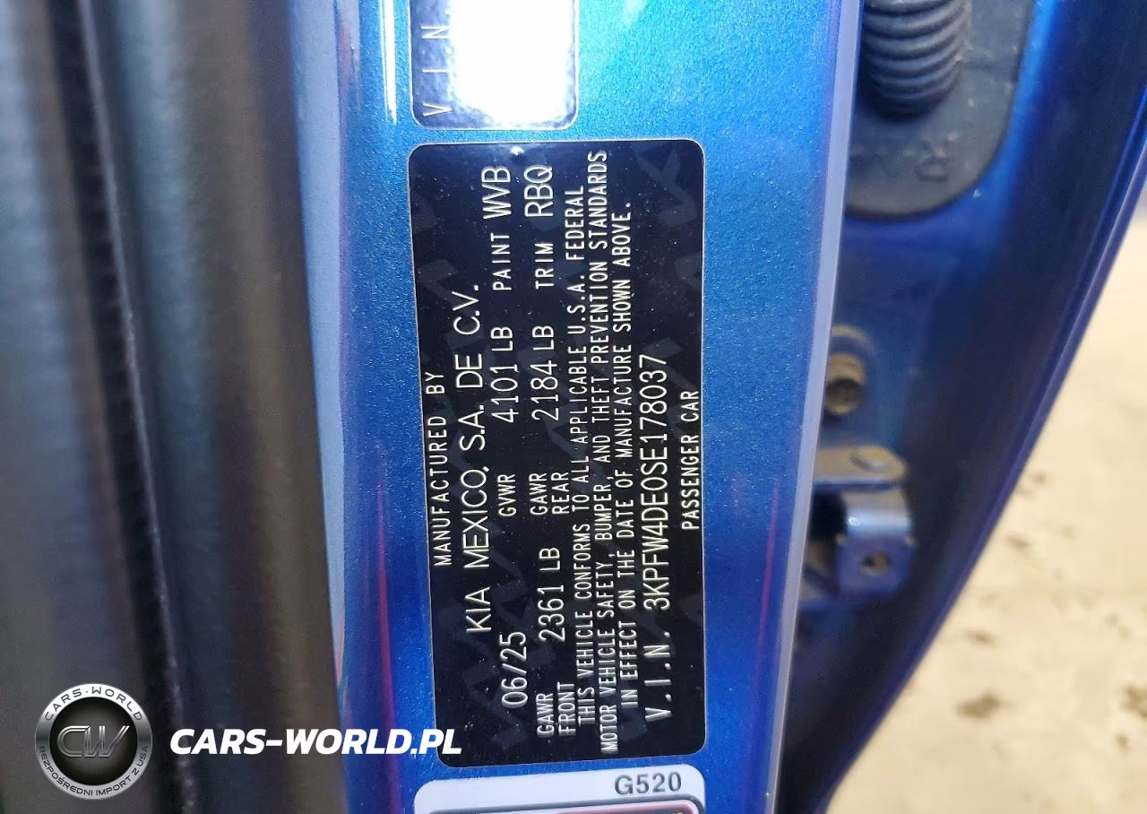 2025 Kia K4 Gt Line VIN:3KPFW4DE0SE178037 - 12