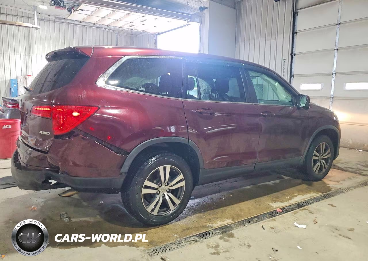 2017 Honda Pilot Exl VIN:5FNYF6H54HB037554 - 3