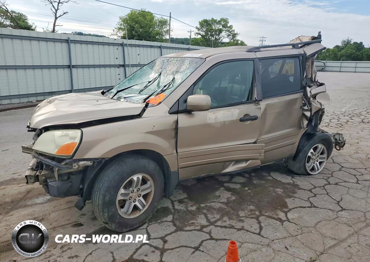 2004 Honda Pilot Exl VIN:2HKYF186X4H586568 - 1